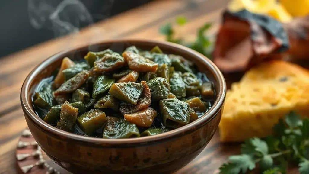 Couve à Moda do Sul Sul dos EUA collard greens