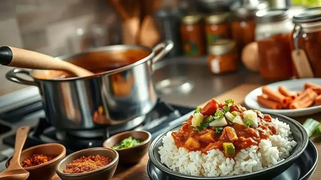 Curiosidades e dicas do chef sobre gumbo e seus ingredientes