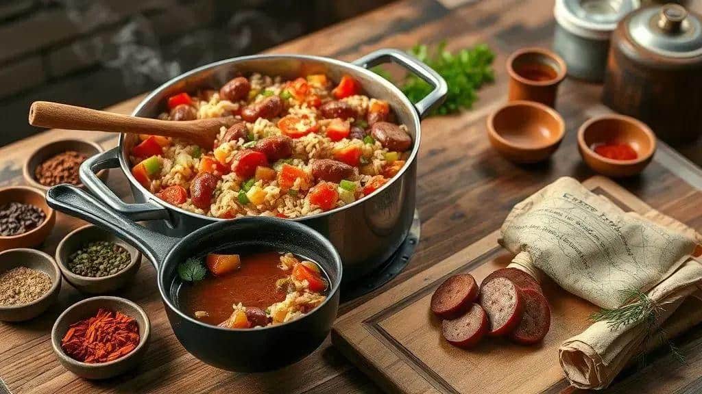 Curiosidades e fatos sobre o andouille e a jambalaya