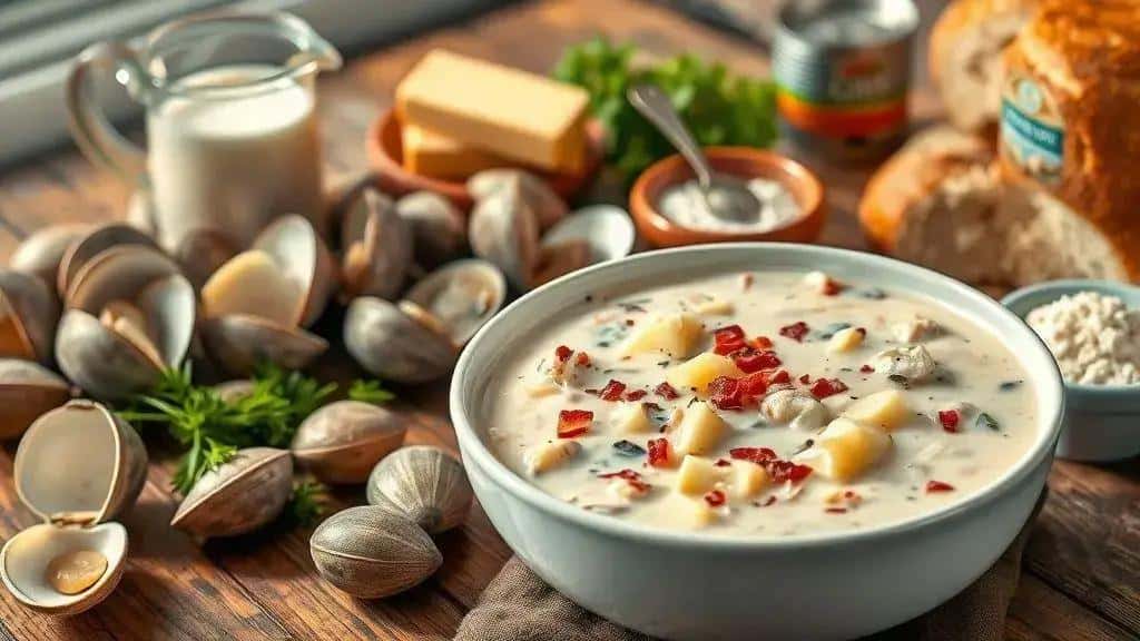 Curiosidades e fatos sobre o clam chowder e seus ingredientes