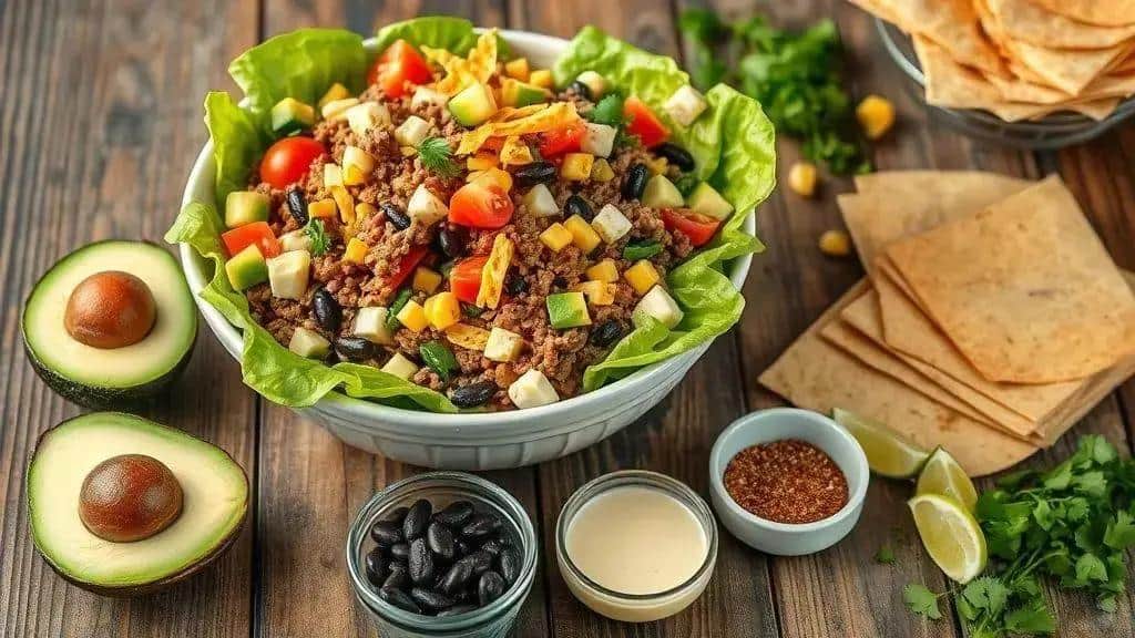 Curiosidades e fatos sobre taco salad e ingredientes Curiosidades e fatos sobre taco salad e ingredientes