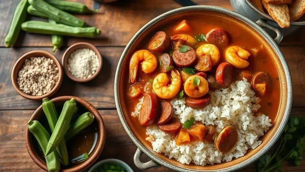 Curiosidades e história do gumbo cajun e creole