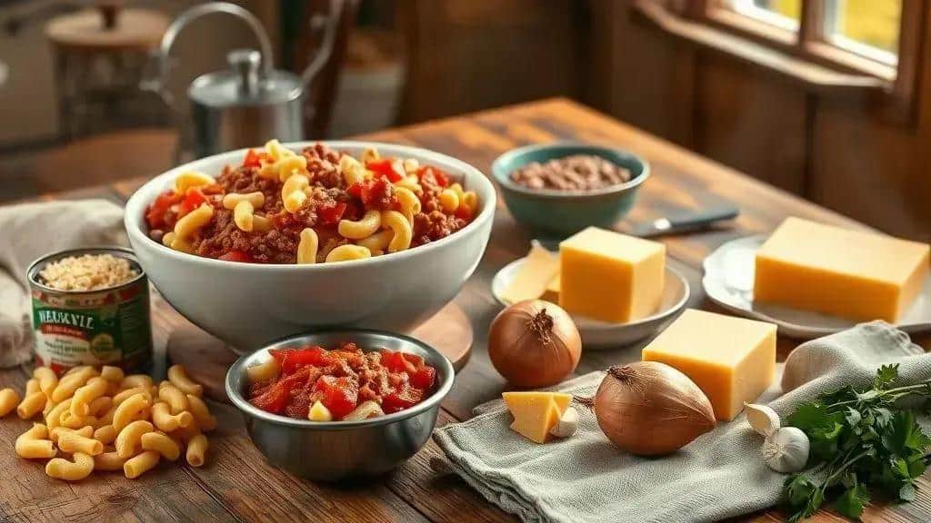 Curiosidades e origem do goulash americano (Midwest) e ingredientes principais