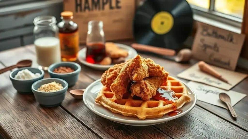 Curiosidades sobre chicken and waffles e ingredientes