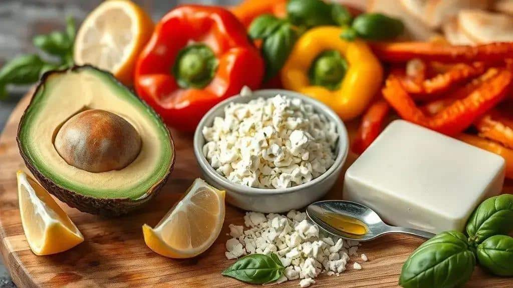 Curiosidades sobre ingredientes: abacate, pimentão e queijo