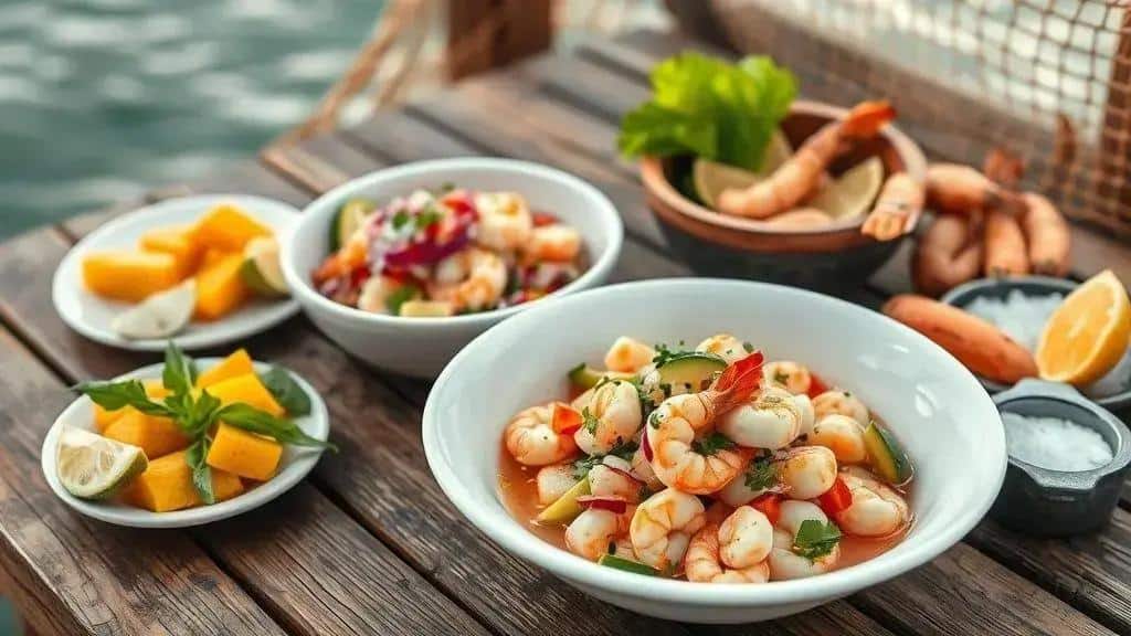 Curiosidades sobre o ceviche e o ingrediente camarão Curiosidades sobre o ceviche e o ingrediente camarão