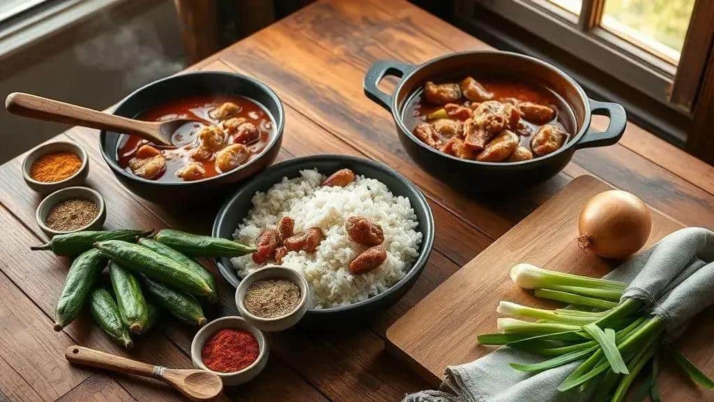 Curiosidades sobre o gumbo e os ingredientes-chave