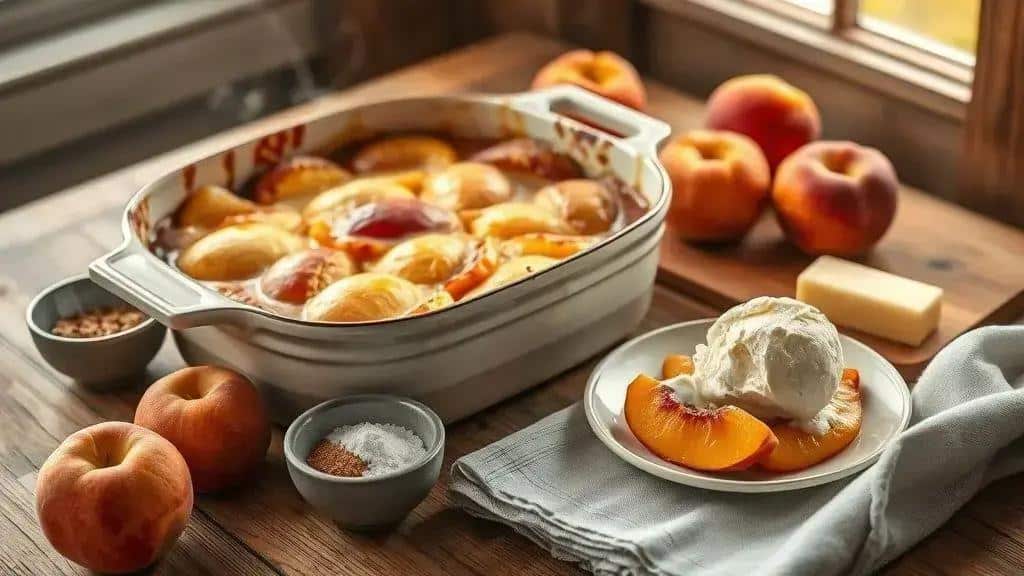 Curiosidades sobre o peach cobbler e o ingrediente pêssego