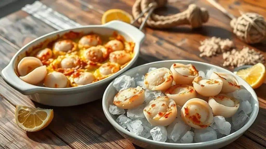 Curiosidades sobre vieiras e o prato New England scallop bake