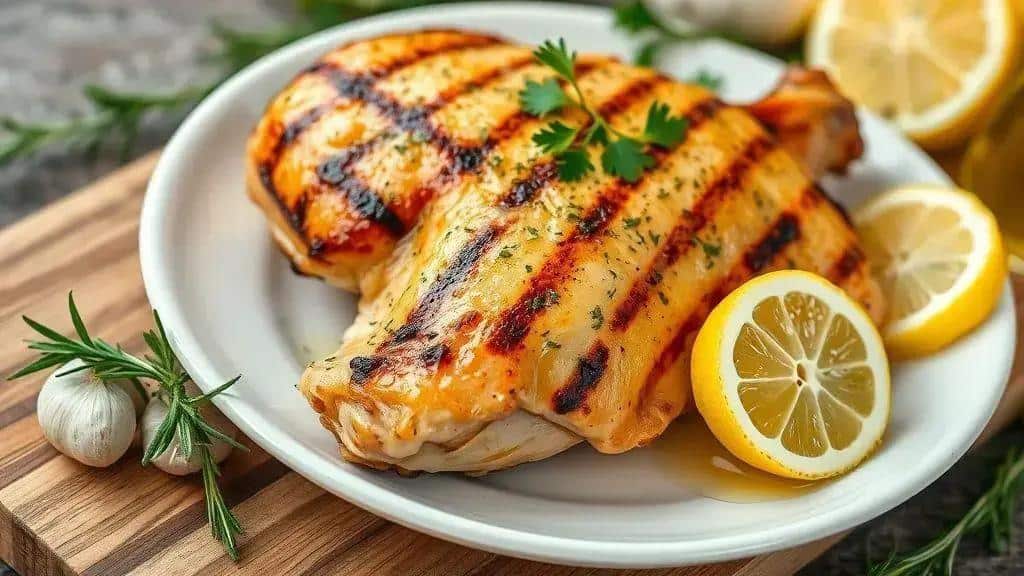 Frango Grelhado com Limão e Ervas Costa Oeste lemon herb chicken