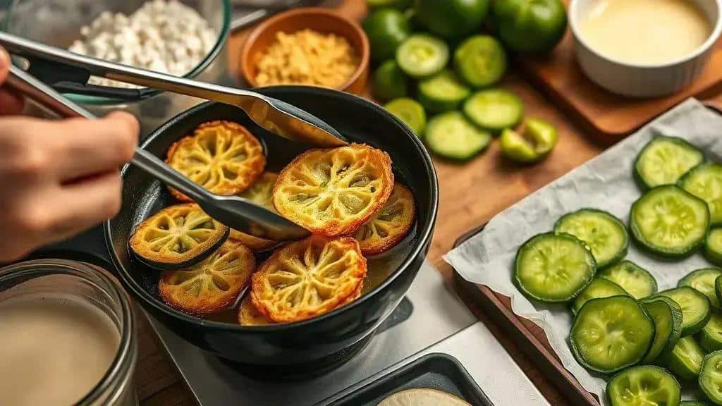 How to prepare Tomates Verdes Fritos step by step