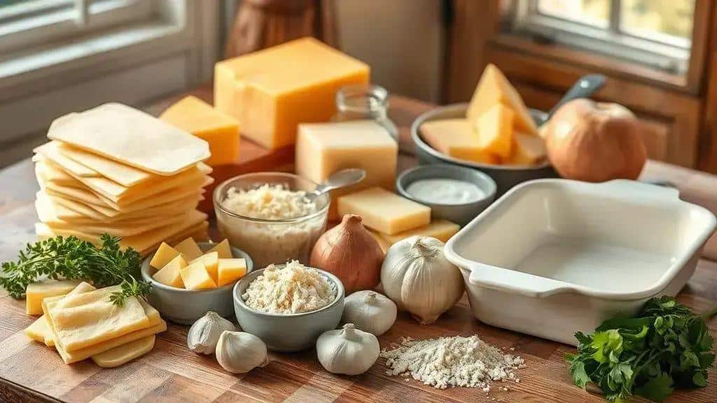 Ingredientes da receita Batatas Fatiadas ao Forno Midwest scalloped potatoes