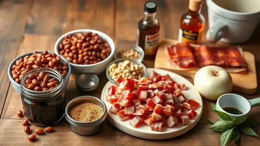 Ingredientes da receita Boston Baked Beans