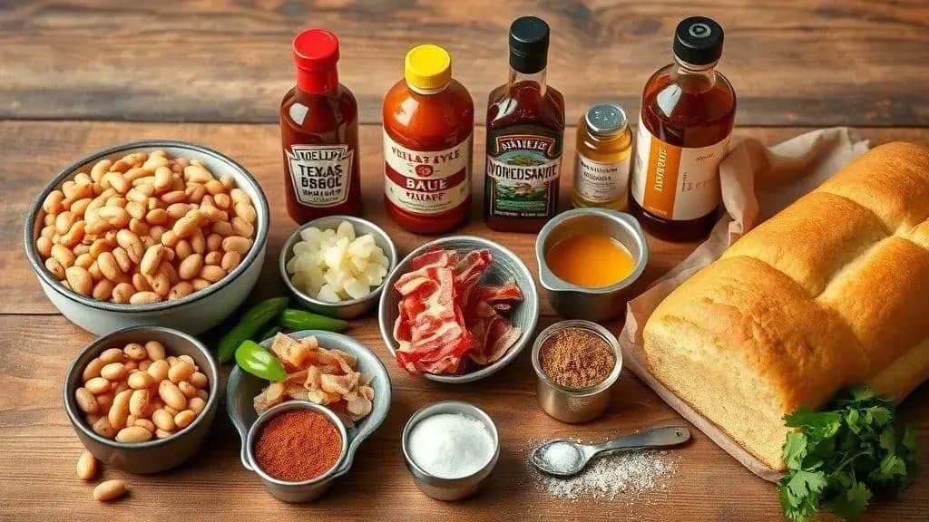 Ingredientes da receita feijão texano com bacon (Cowboy Beans) Ingredientes da receita feijão texano com bacon (Cowboy Beans)