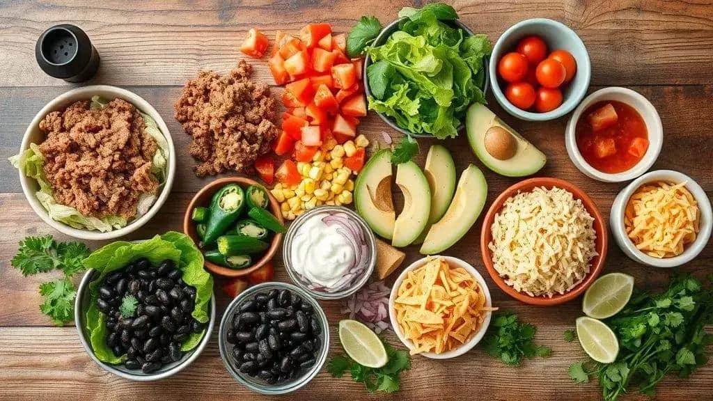 Ingredientes da receita Taco Salad Ingredientes da receita Taco Salad