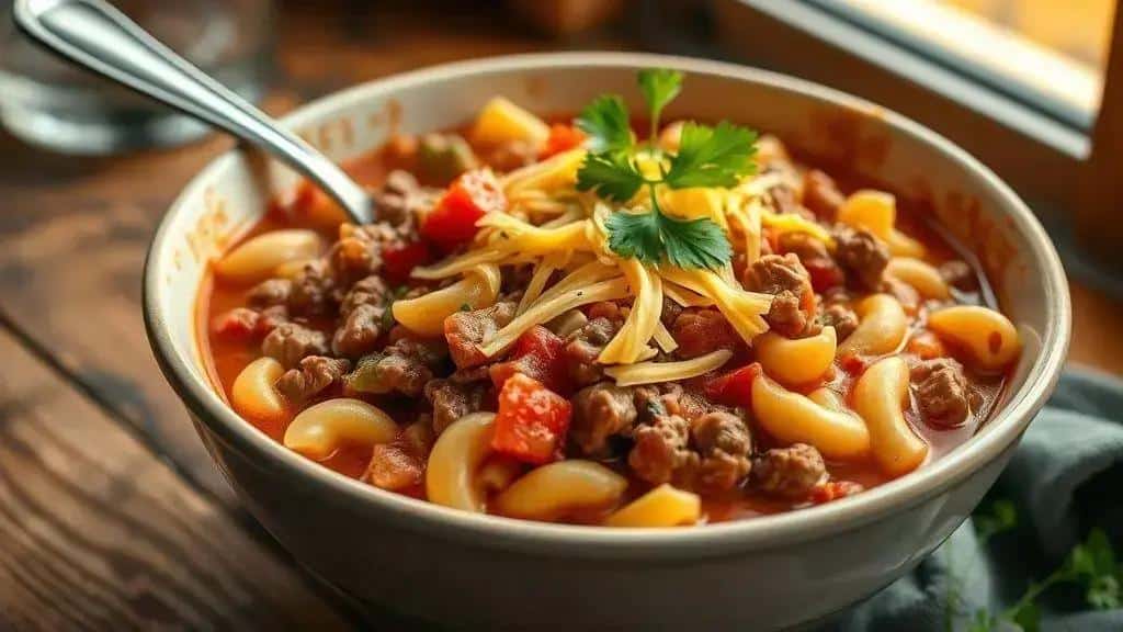Macarrão com Carne e Tomate Midwest goulash