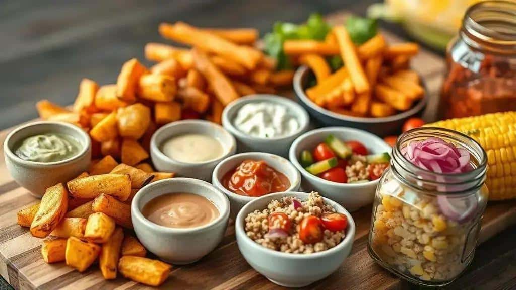 Molhos e acompanhamentos que realçam o sabor