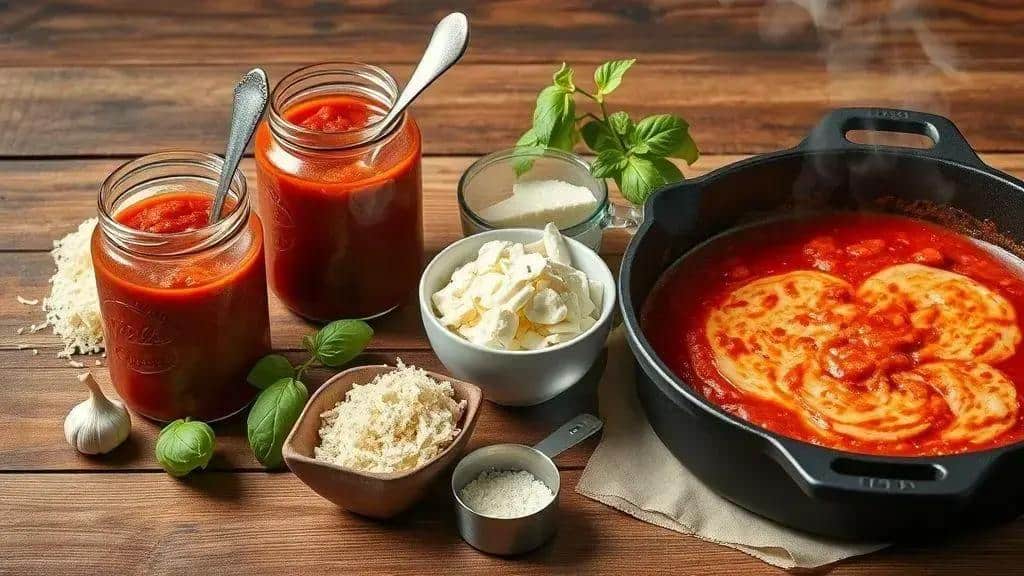 Molhos e queijos ideais para deep dish
