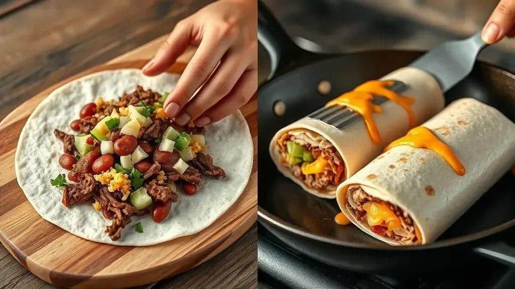 Montagem e dicas para enrolar e grelhar o burrito perfeito Montagem e dicas para enrolar e grelhar o burrito perfeito