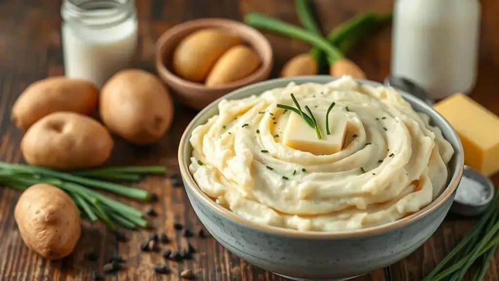 Purê de Batatas Caseiro Midwest mashed potatoes
