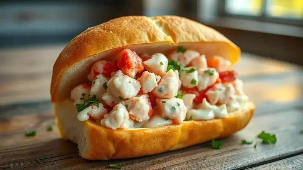 Sanduíche de Lagosta New England lobster roll