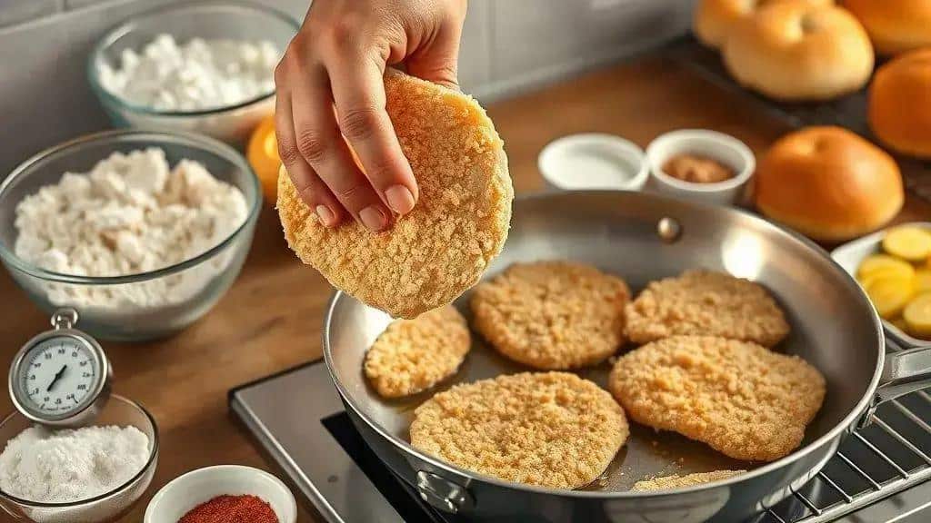 Segredos para empanar e fritar perfeito