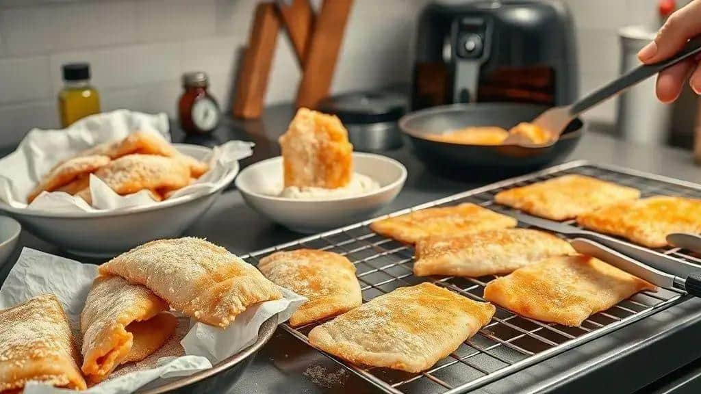 Segredos para uma fritura crocante e sem gordura
