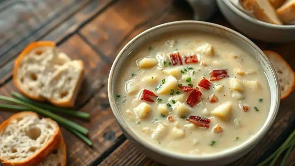 Sopa Cremosa de Batata New England potato chowder