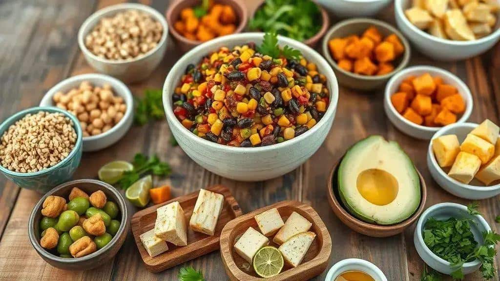 Substituições saudáveis e opções vegetarianas