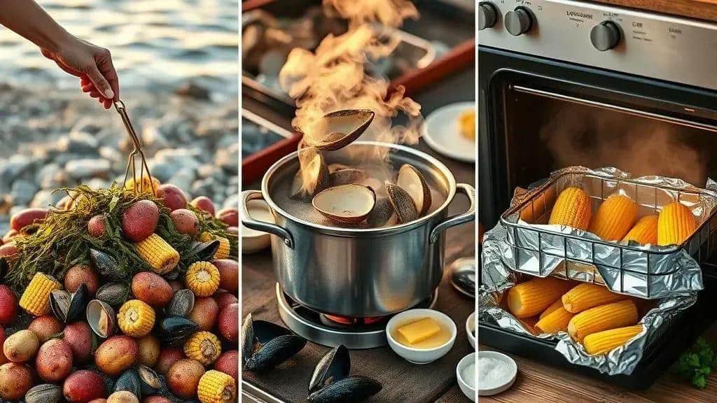 Técnicas de cozimento: fogueira, panela e forno