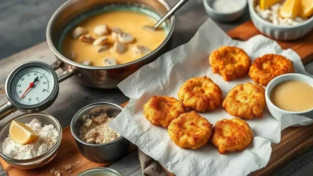 Técnicas para fritura perfeita e textura crocante