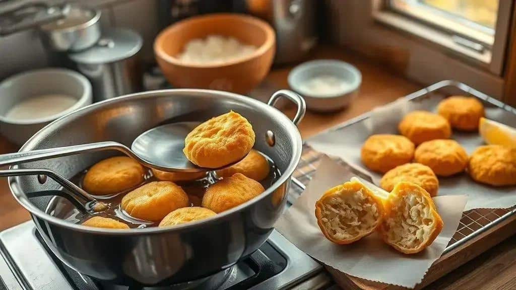 Técnicas para fritura perfeita e textura ideal