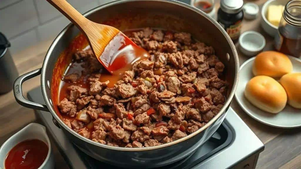 Técnicas para uma carne moída suculenta e molho equilibrado