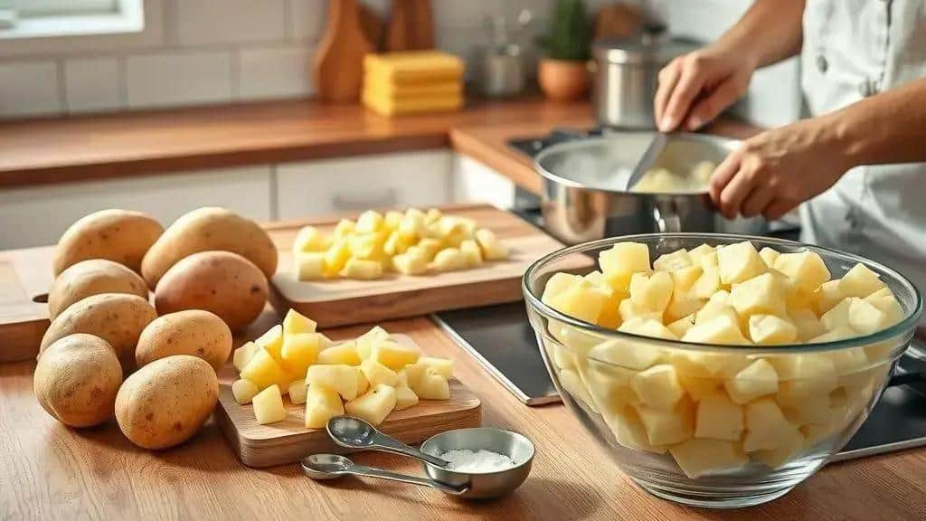 Tips for choosing and cooking potatoes for Midwest potato salad