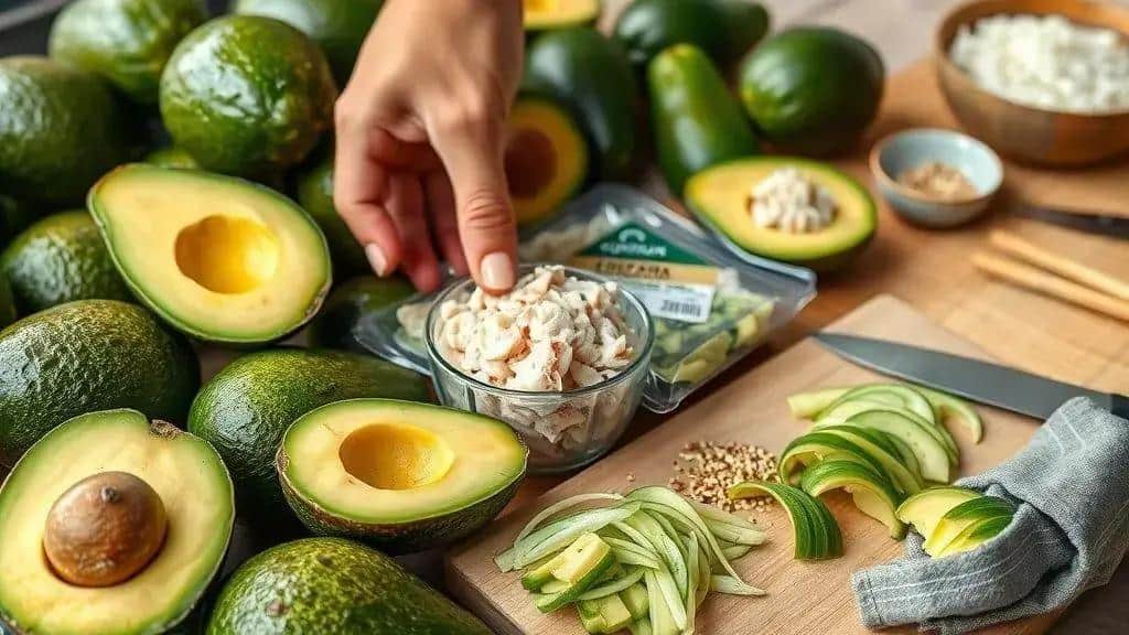 Tips for choosing crab and avocado