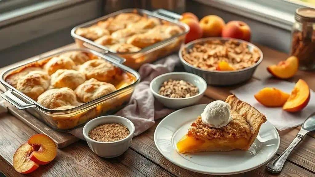 Variações da receita: cobbler, crumble e coberturas alternativas