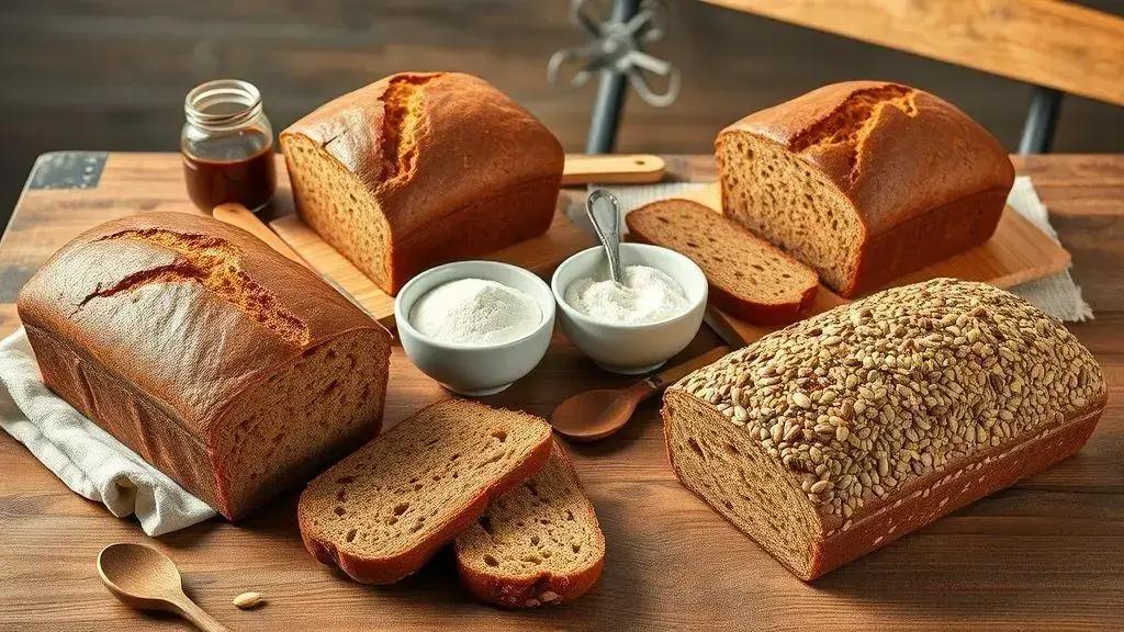 Variações da receita e substituições saudáveis para brown bread