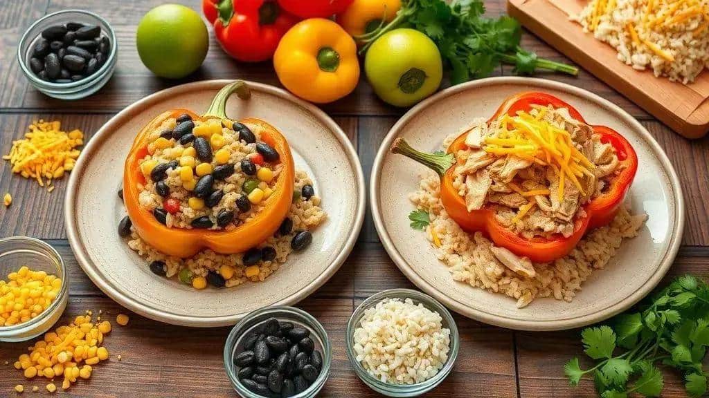 Variações da receita: versões vegetarianas e com frango