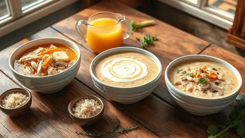 Variações da sopa: versões leves, cremosas e vegetarianas