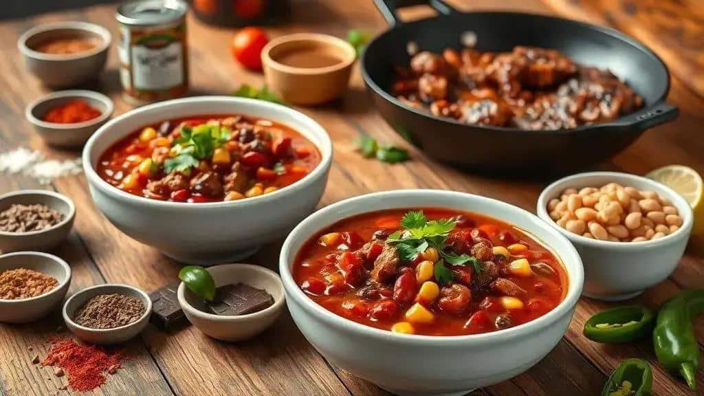 Variações do beef chili: Texas, sudoeste e versões com feijão Variações do beef chili: Texas, sudoeste e versões com feijão