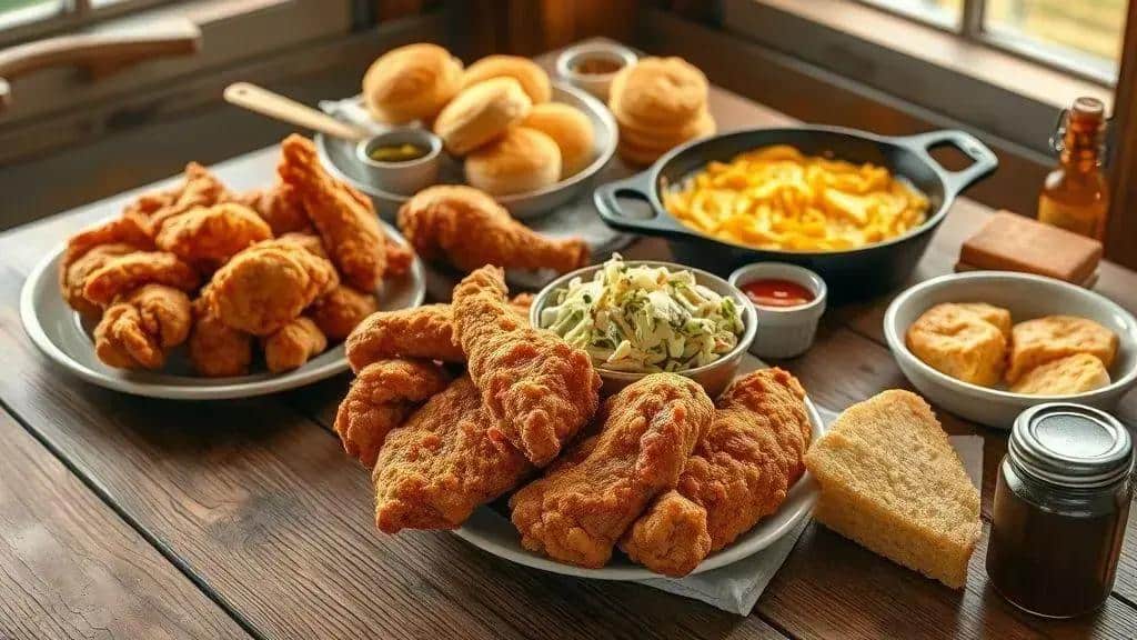 Variações e acompanhamentos tradicionais do sul dos EUA