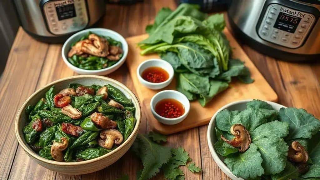 Variações e substituições da receita collard greens