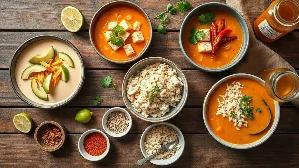 Variações e substituições para a Southwest Chicken Soup Variações e substituições para a Southwest Chicken Soup