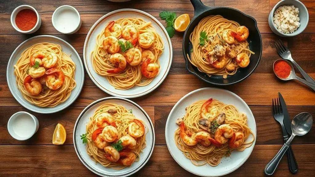 Variações e substituições para Cajun Shrimp Pasta
