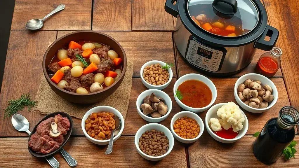 Variações e substituições para o Midwest beef stew