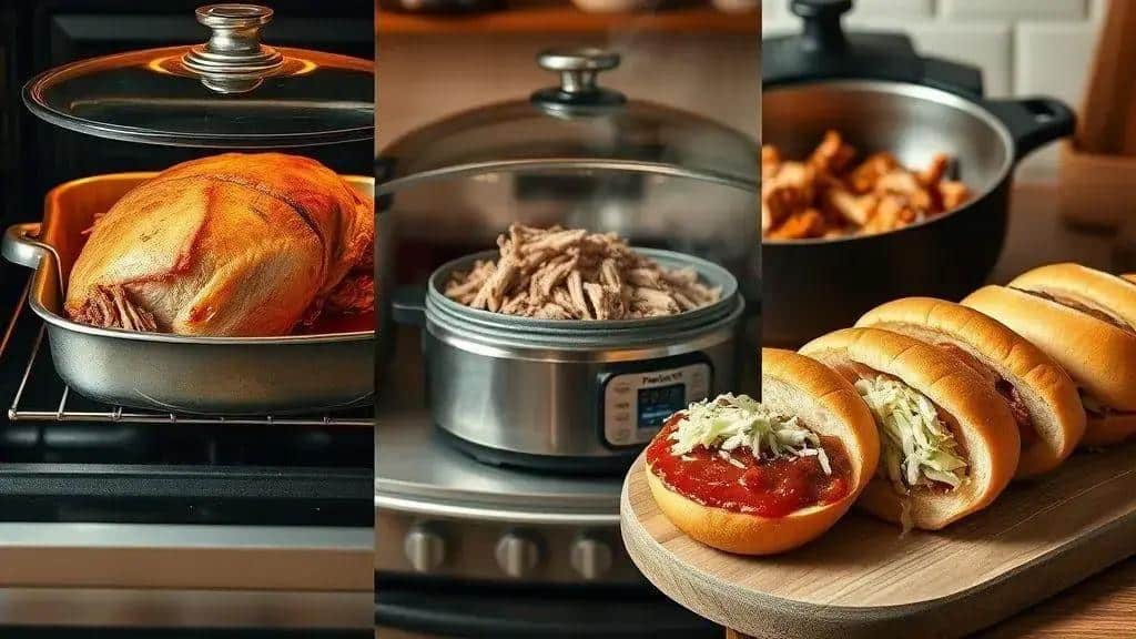 Variações e substituições: versão rápida, forno e pressão