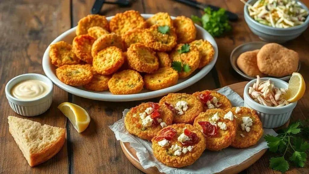 Variations and serving suggestions for fried green tomatoes