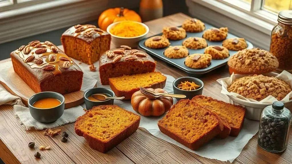 Variations of Pão de Abóbora Doce New England pumpkin bread
