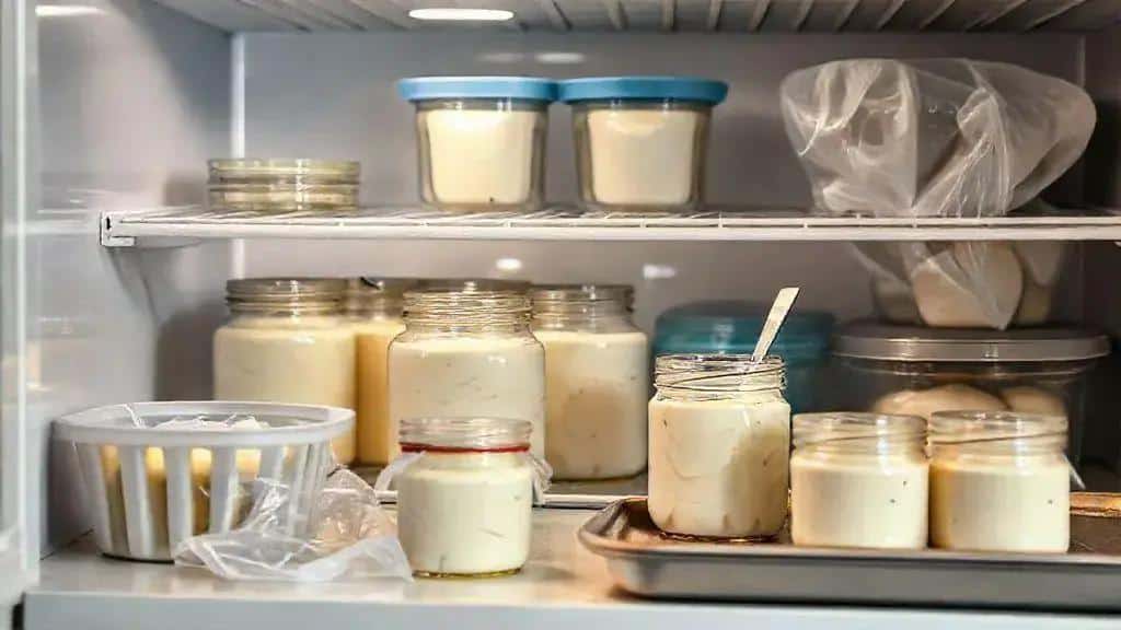 Armazenamento e conservação da cocada cremosa