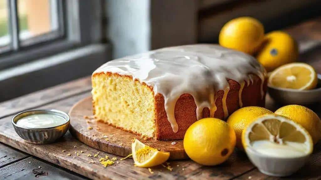 Bolo de Limão Fofinho com Cobertura 1 Bolo de Limão Fofinho com Cobertura